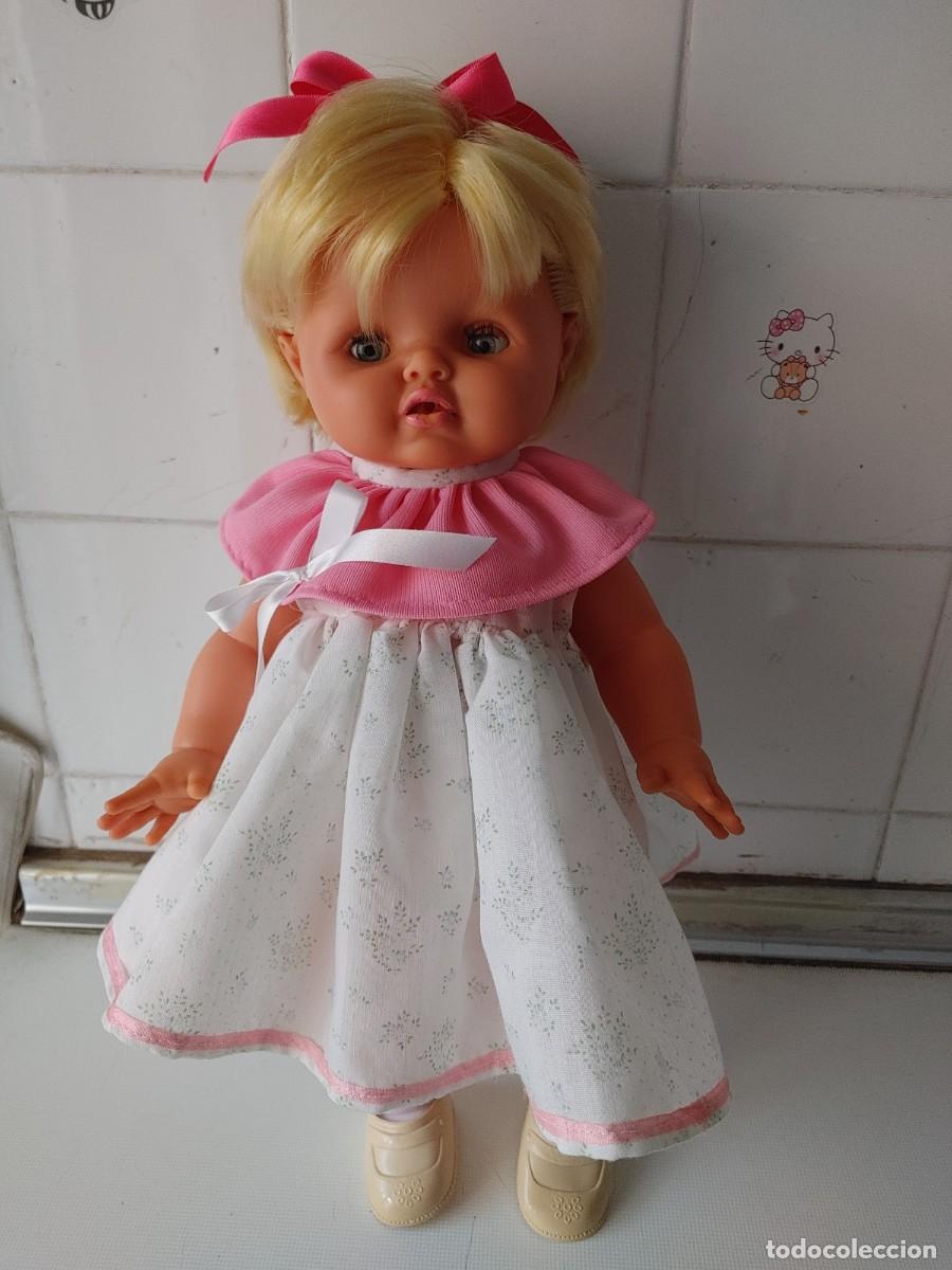 Mu&ntilde;ecas Espa&ntilde;olas Modernas: mu&ntilde;eca antigua a&ntilde;os 60,mide 44 ctm,goma maciza