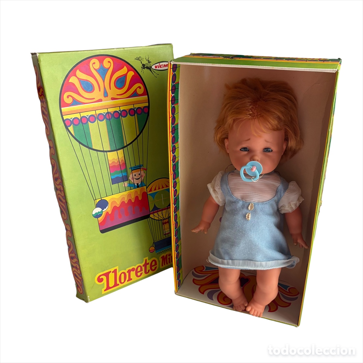 Mu&ntilde;ecas Espa&ntilde;olas Modernas: Mu&ntilde;eco Llorete Mimos de Vicma en caja