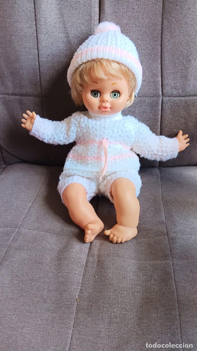 Mu&ntilde;ecas Espa&ntilde;olas Modernas: MU&Ntilde;ECO ANGELIN O BATISTET DE MU&Ntilde;ECAS BB. RARO CUERPO DE TRAPO ,1968. NO PVC.