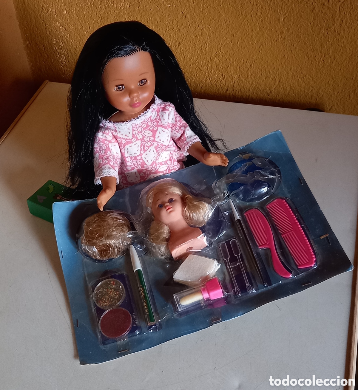 Mu&ntilde;ecas Espa&ntilde;olas Modernas: BLISTER MISS MARY A&Ntilde;OS 70 O 80, SET DE PELUQUER&Iacute;A
