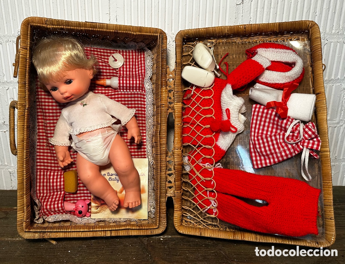 Mu&ntilde;ecas Espa&ntilde;olas Modernas: CESTA NATAL BABY MOCOSETE. A ESTRENAR, DE JUGUETER&Iacute;A.