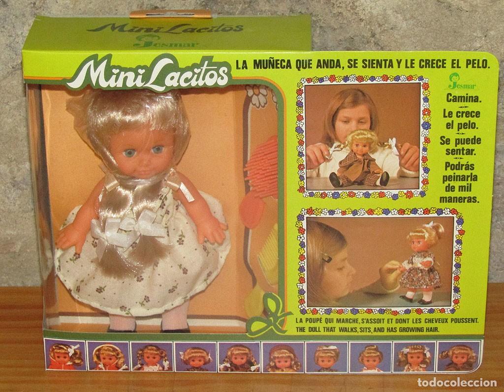 Mu&ntilde;ecas Espa&ntilde;olas Modernas: ANTIGUA MU&Ntilde;ECA MINI LACITOS DE JESMAR - NUEVA Y EN SU CAJA ORIGINAL - MODELO 3