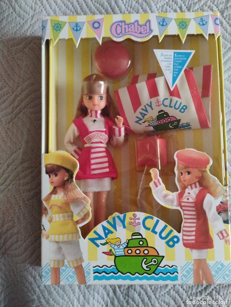 Mu&ntilde;ecas Espa&ntilde;olas Modernas: Chabel, Navy club. Nuevo. &copy;Feber 1990