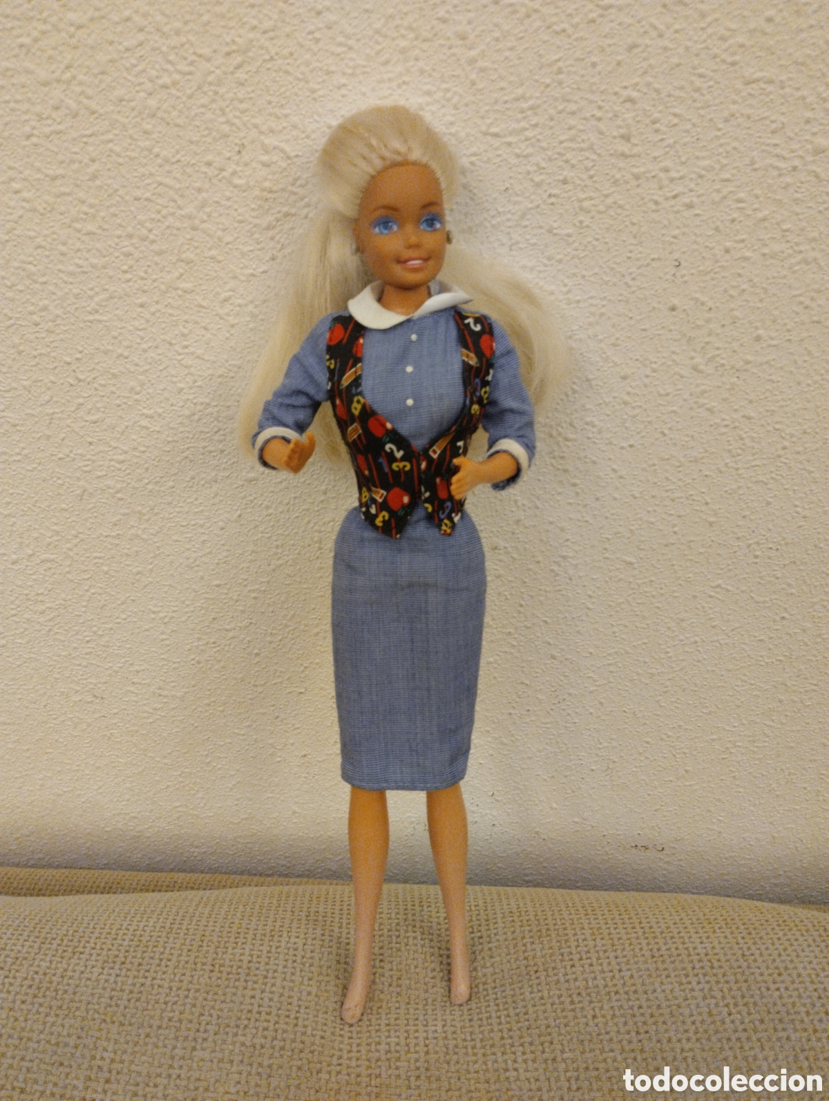 Mu&ntilde;ecas Espa&ntilde;olas Modernas: Mu&ntilde;eca Barbie antigua mattel 1966