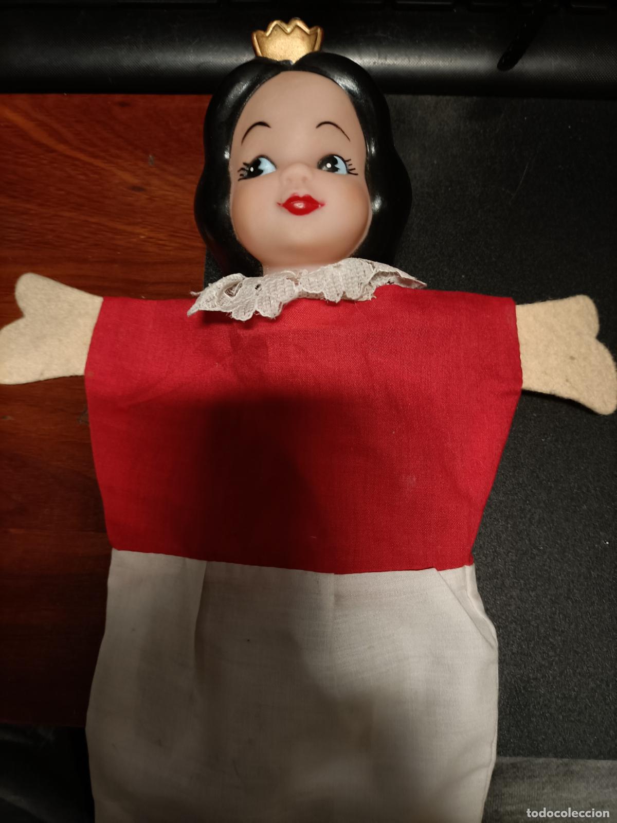 Mu&ntilde;ecas Espa&ntilde;olas Modernas: ANTIGUA Y PRECIOSA MARIONETA DE BLANCA NIEVES.