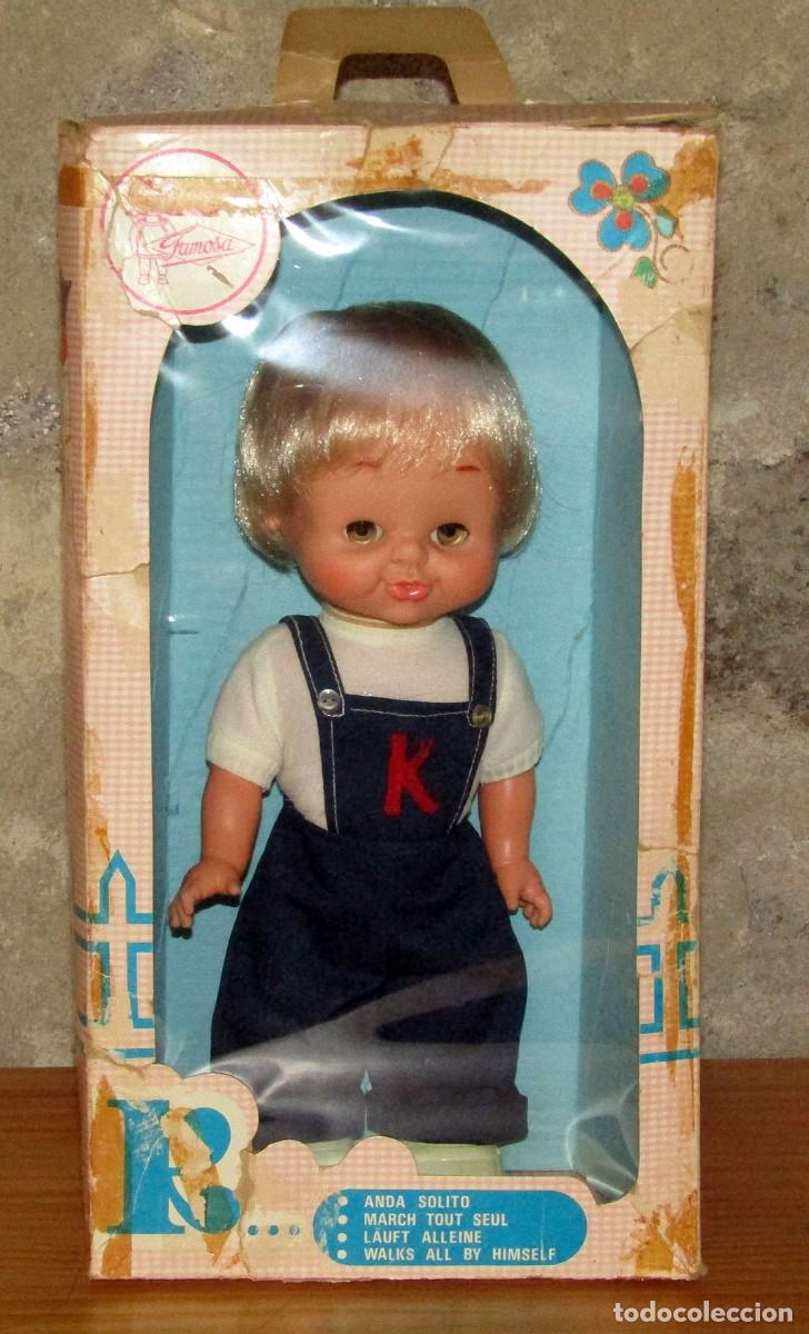 Mu&ntilde;ecas Espa&ntilde;olas Modernas: ANTIGUO MU&Ntilde;ECO KIKO, DE FAMOSA - EN SU CAJA ORIGINAL - A&Ntilde;OS 70 - MUY BUEN ESTADO