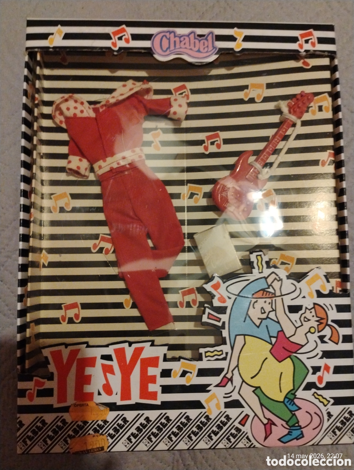 Bambole Spagnole Moderne: Bl&iacute;ster Ropa Chabel Ye-Ye (Feber, 1990) - &iexcl;Nuevo a estrenar!