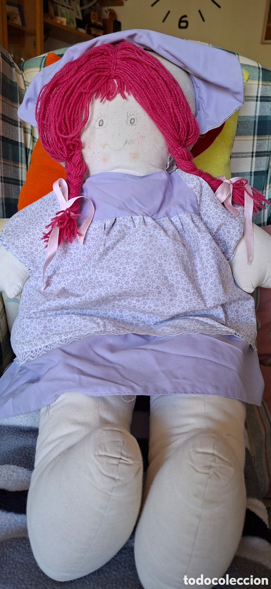 Mu&ntilde;ecas espa&ntilde;olas modernas: Antigua mu&ntilde;eca de trapo - Foto 3
