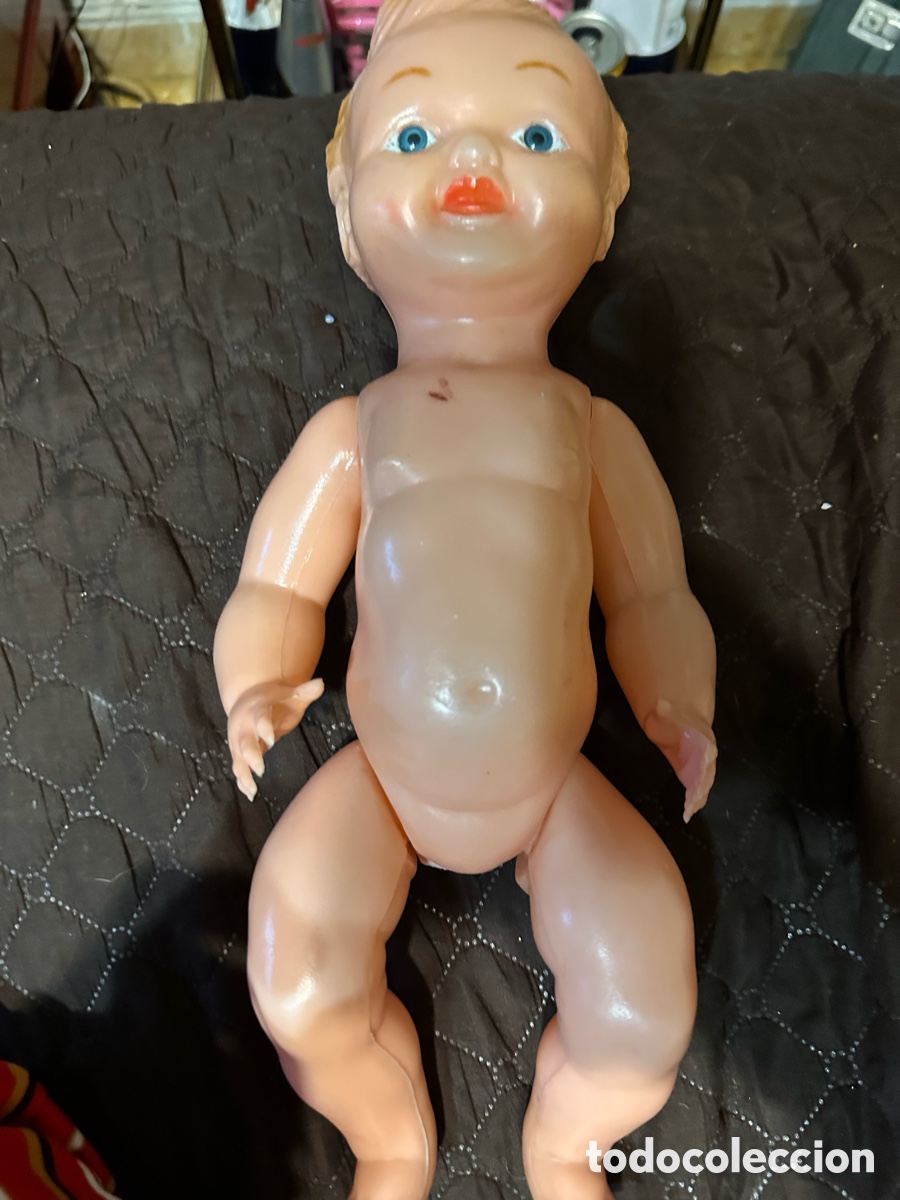 Mu&ntilde;ecas Espa&ntilde;olas Modernas: Mu&ntilde;eco Pipe o similar pl&aacute;stico a&ntilde;os 50/60
