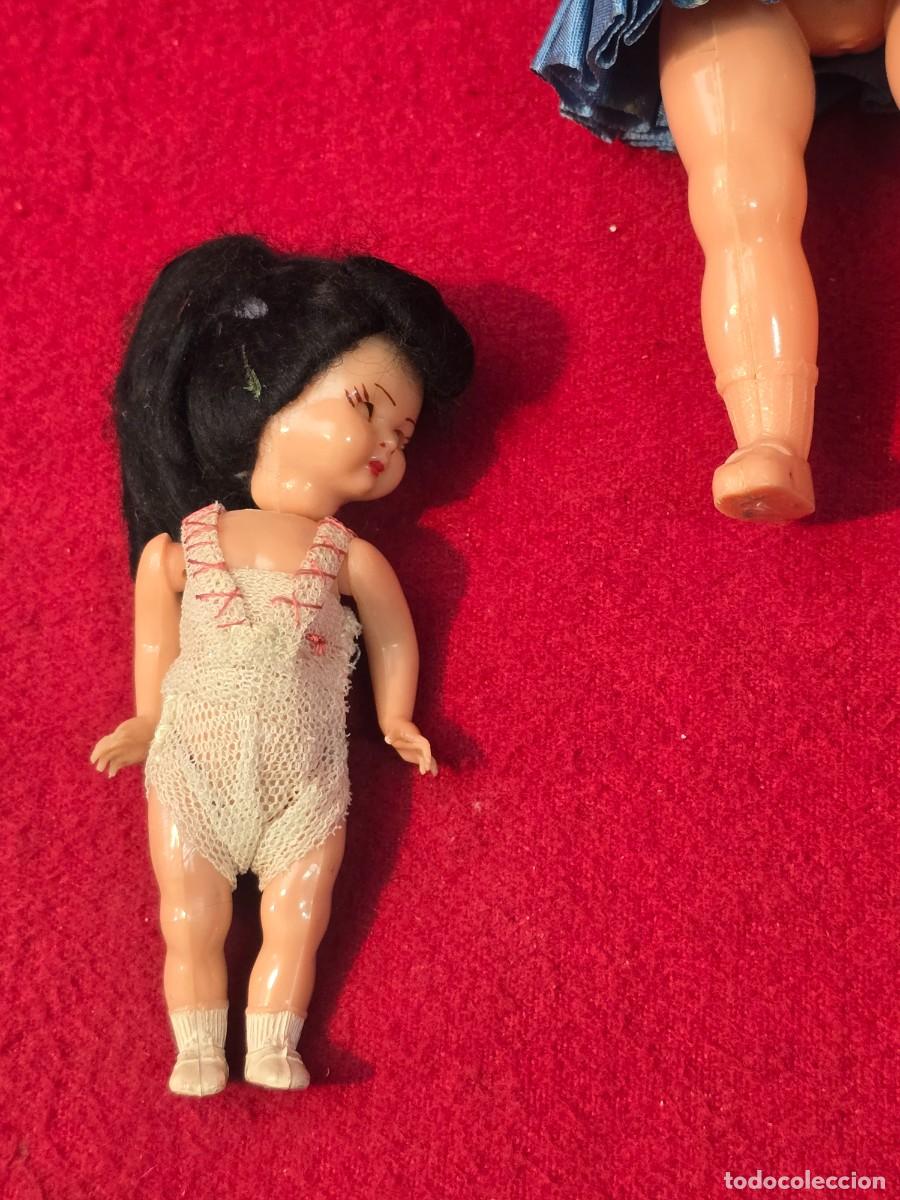 Mu&ntilde;ecas espa&ntilde;olas modernas: LOTE DE DOS MU&Ntilde;ECAS PEQUE&Ntilde;AS DE CELULOIDE - Foto 4