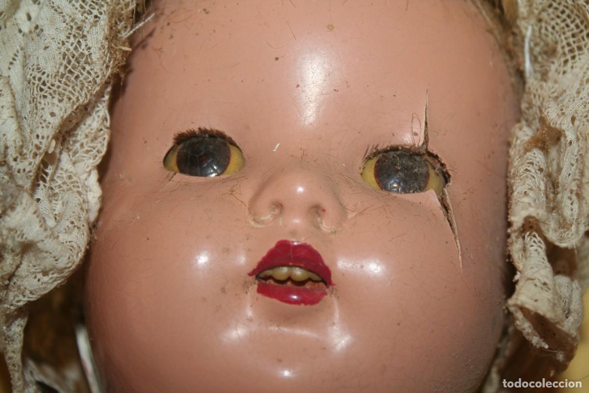 Mu&ntilde;ecas Espa&ntilde;olas Modernas: antiguo mu&ntilde;eca carton piedra grande