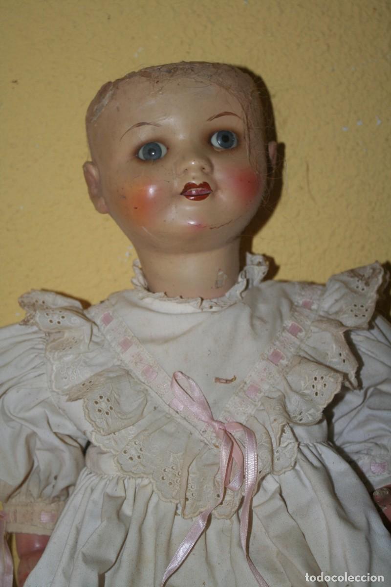 Mu&ntilde;ecas Espa&ntilde;olas Modernas: antiGUA MU&Ntilde;ECA carton piedra grande