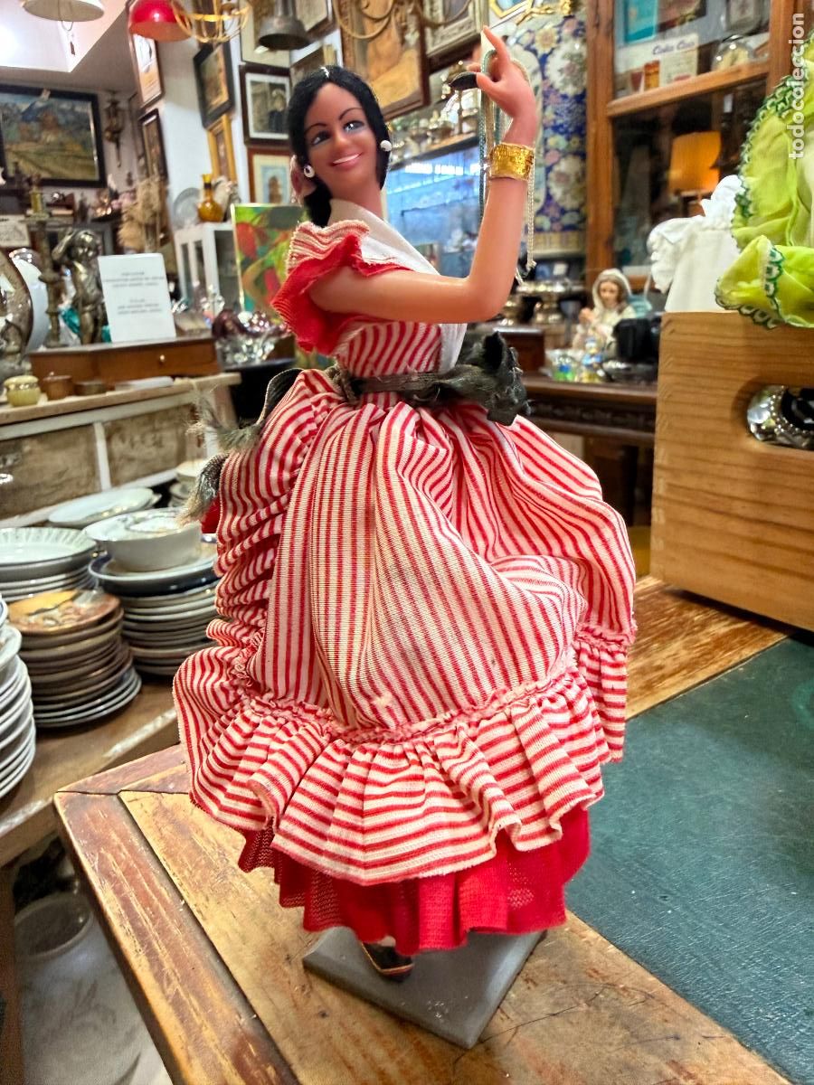 Mu&ntilde;ecas Espa&ntilde;olas Modernas: ANTIGUA MU&Ntilde;ECA DE MARIN CON TRAJE REGIONAL - SERIE MEDIDA 22 CM