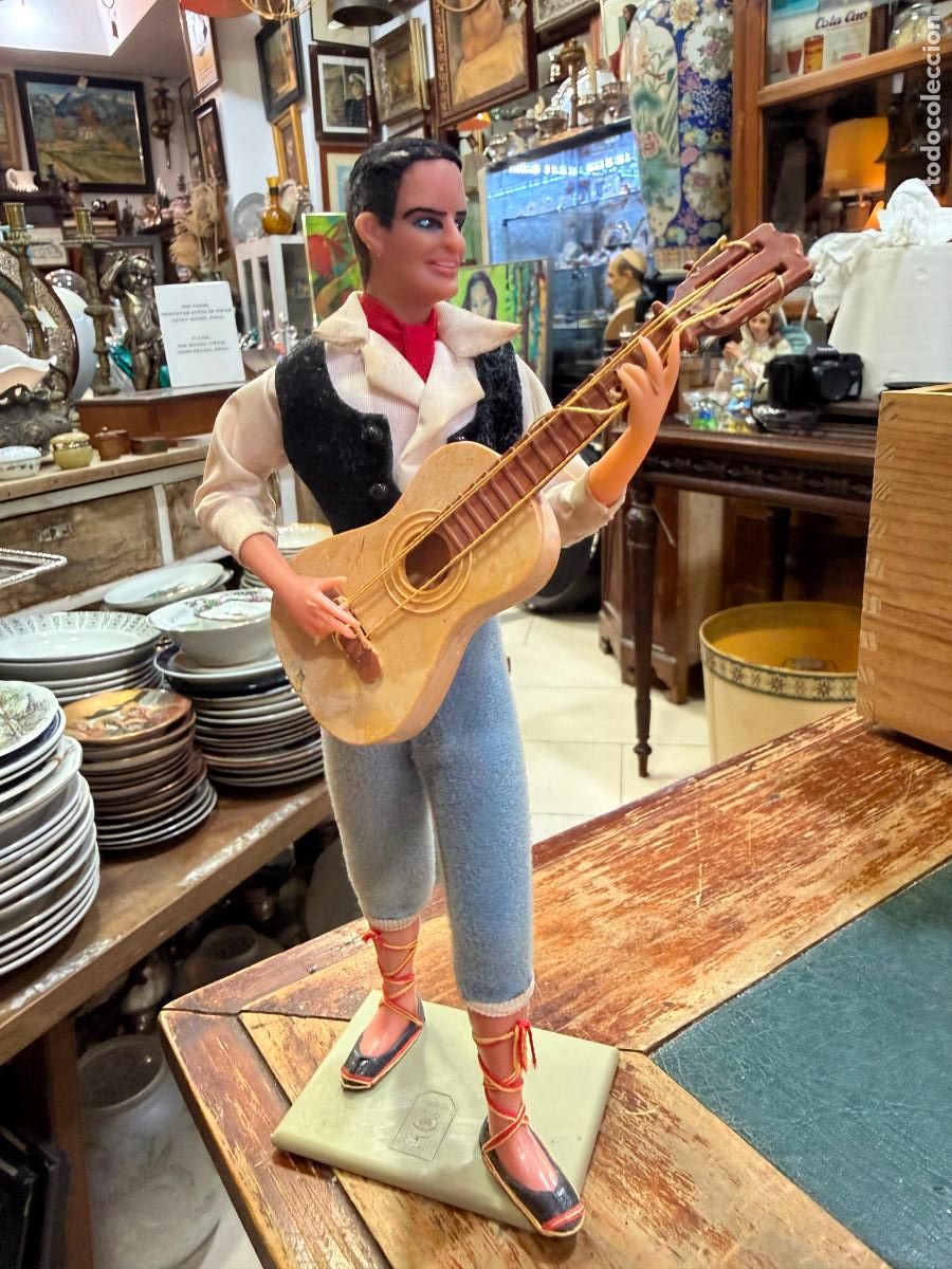 Mu&ntilde;ecas Espa&ntilde;olas Modernas: ANTIGUO MU&Ntilde;ECO DE MARIN CON TRAJE REGIONAL - SERIE MEDIDA 23 CM