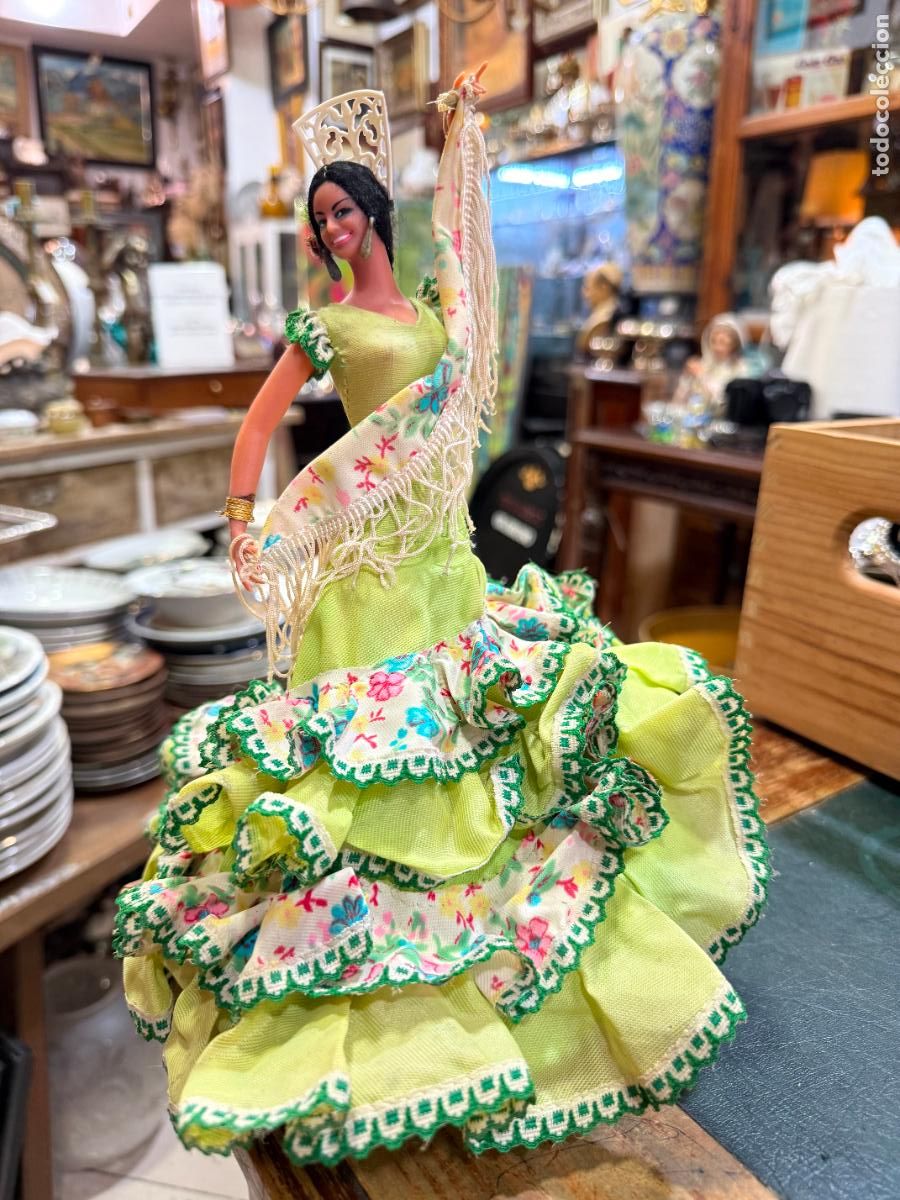 Mu&ntilde;ecas Espa&ntilde;olas Modernas: ANTIGUA MU&Ntilde;ECA DE MARIN CON TRAJE REGIONAL - SERIE MEDIDA 27 CM