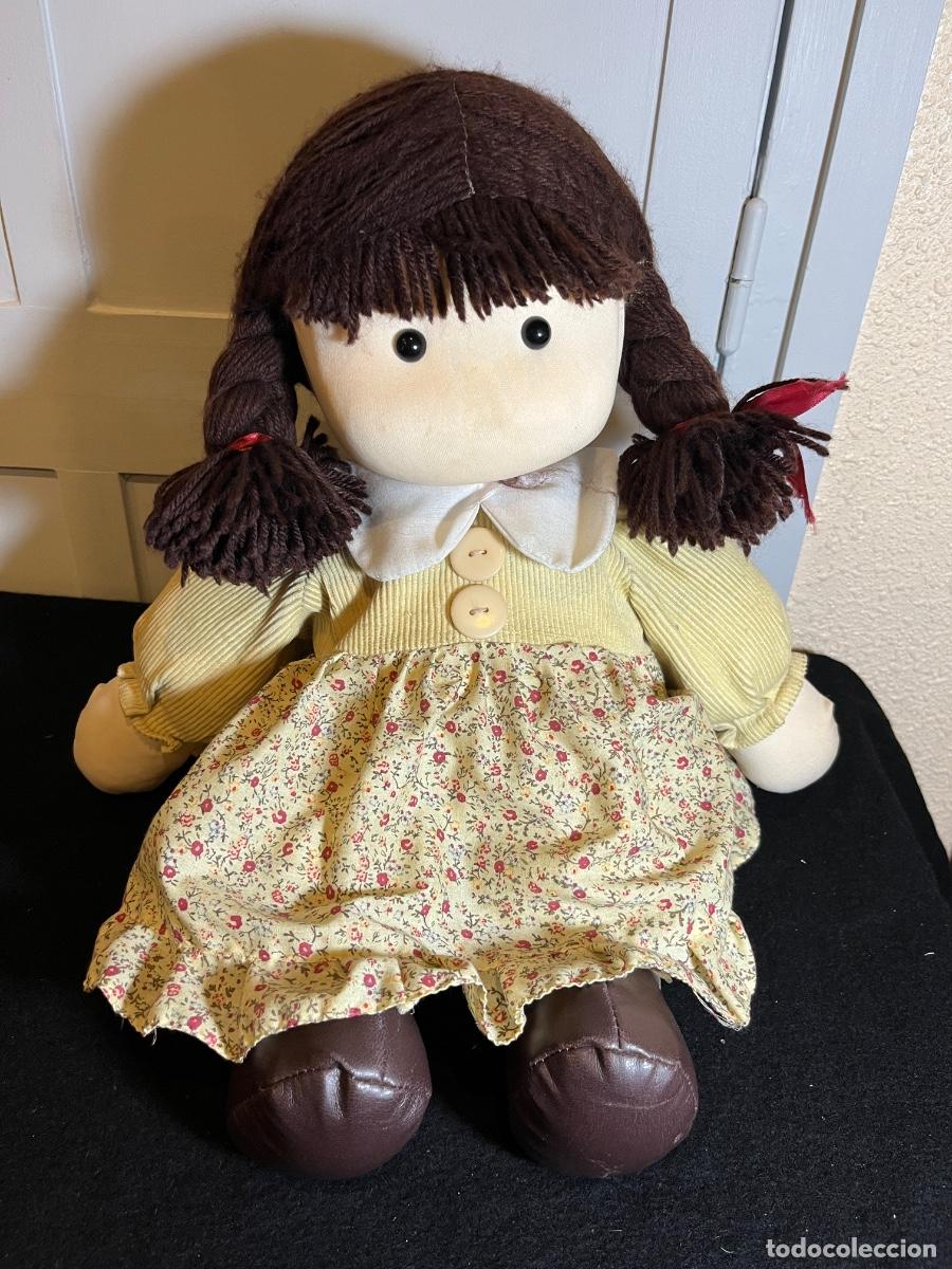Mu&ntilde;ecas Espa&ntilde;olas Modernas: Mu&ntilde;eca musical de trapo Nikki & Friends Loydis 96 vintage a&ntilde;os 90 tela cottagecore