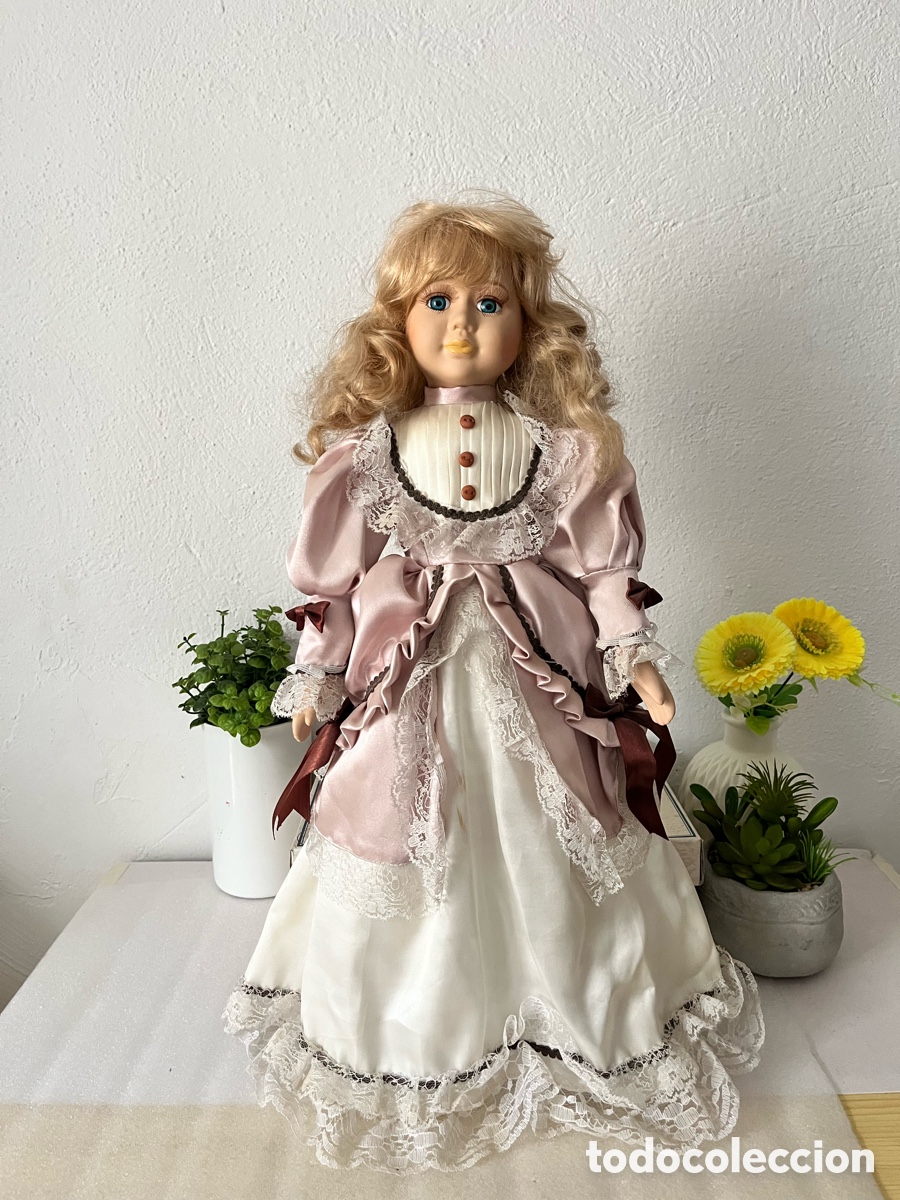 Mu&ntilde;ecas Espa&ntilde;olas Modernas: Mu&ntilde;eca de porcelana (52cm)