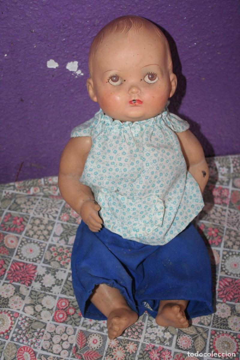 Bambole Spagnole Moderne: mu&ntilde;eco mu&ntilde;eca antigua ingles bebe con lloron goma y celuloide