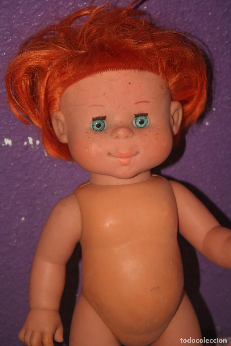 Mu&ntilde;ecas espa&ntilde;olas modernas: mu&ntilde;eco mu&ntilde;eca feber pelo naranja - Foto 1