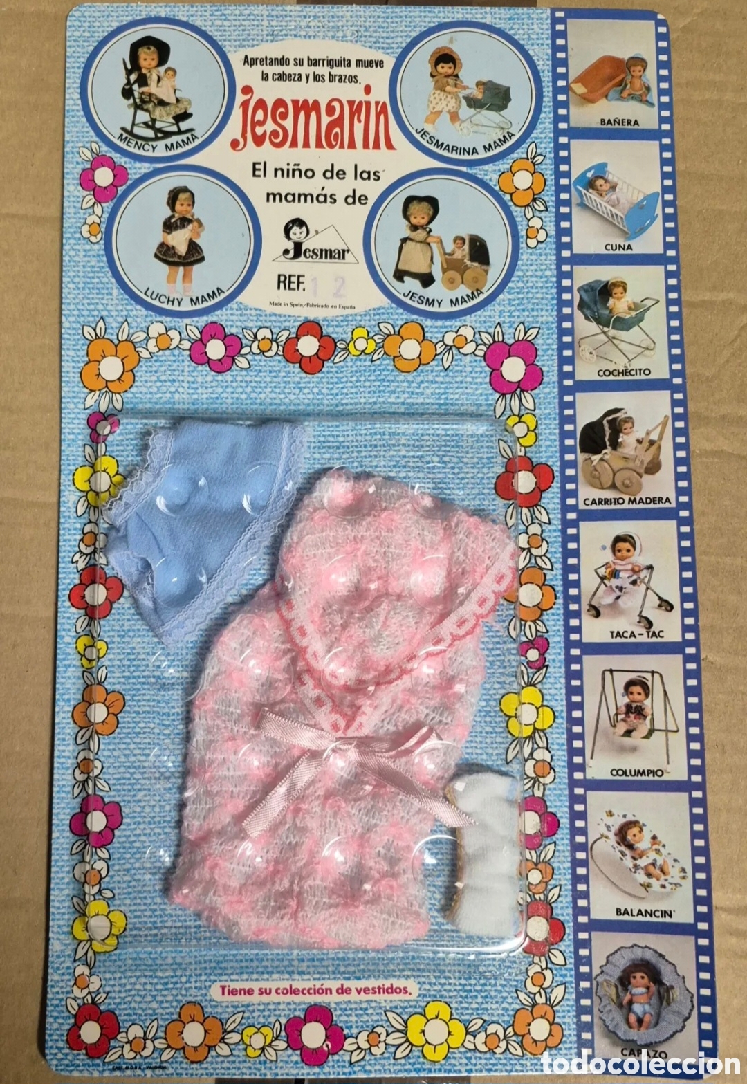 Bonecas Espanholas Modernas: JESMARIN 12- BLISTER ROPA BEB&Eacute; BA&Ntilde;O, NUEVO
