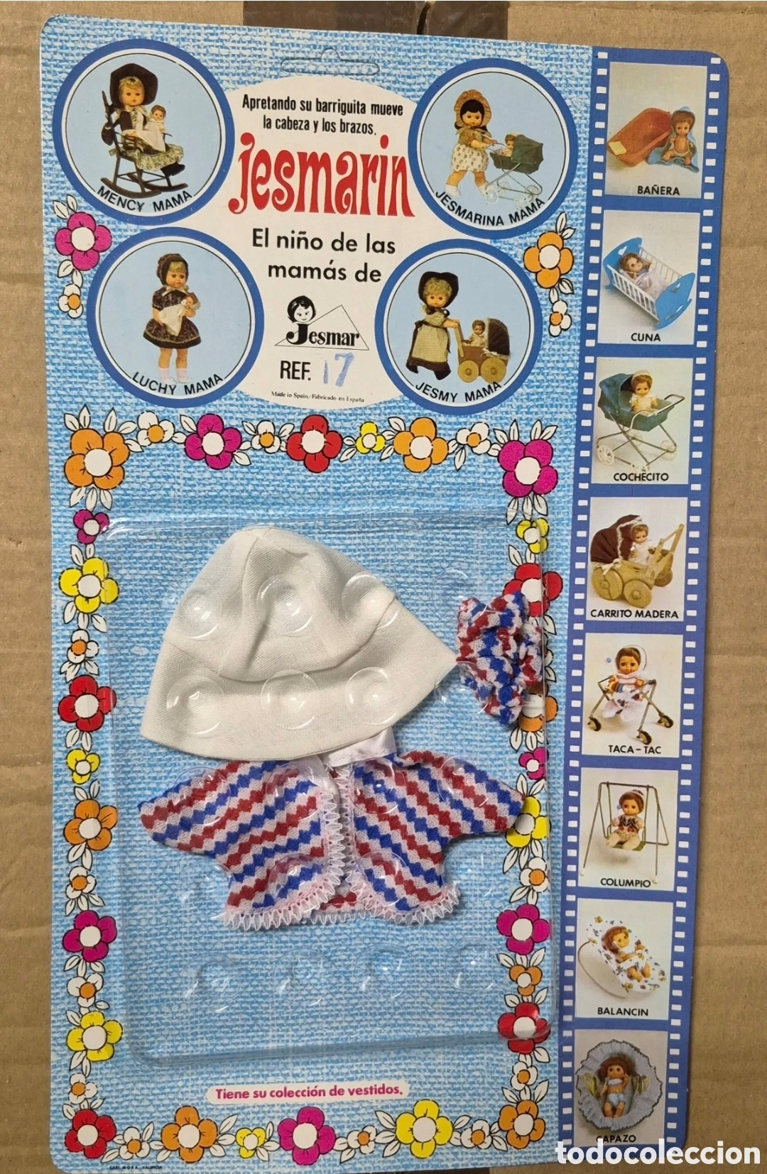 Bonecas Espanholas Modernas: JESMARIN 17- BLISTER ROPA GORRO Y CHAQUETA, NUEVO