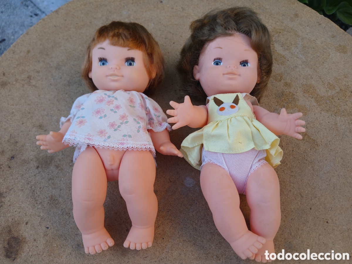 Mu&ntilde;ecas Espa&ntilde;olas Modernas: DOS MU&Ntilde;ECOS MARCA B B CHICO Y CHICA.