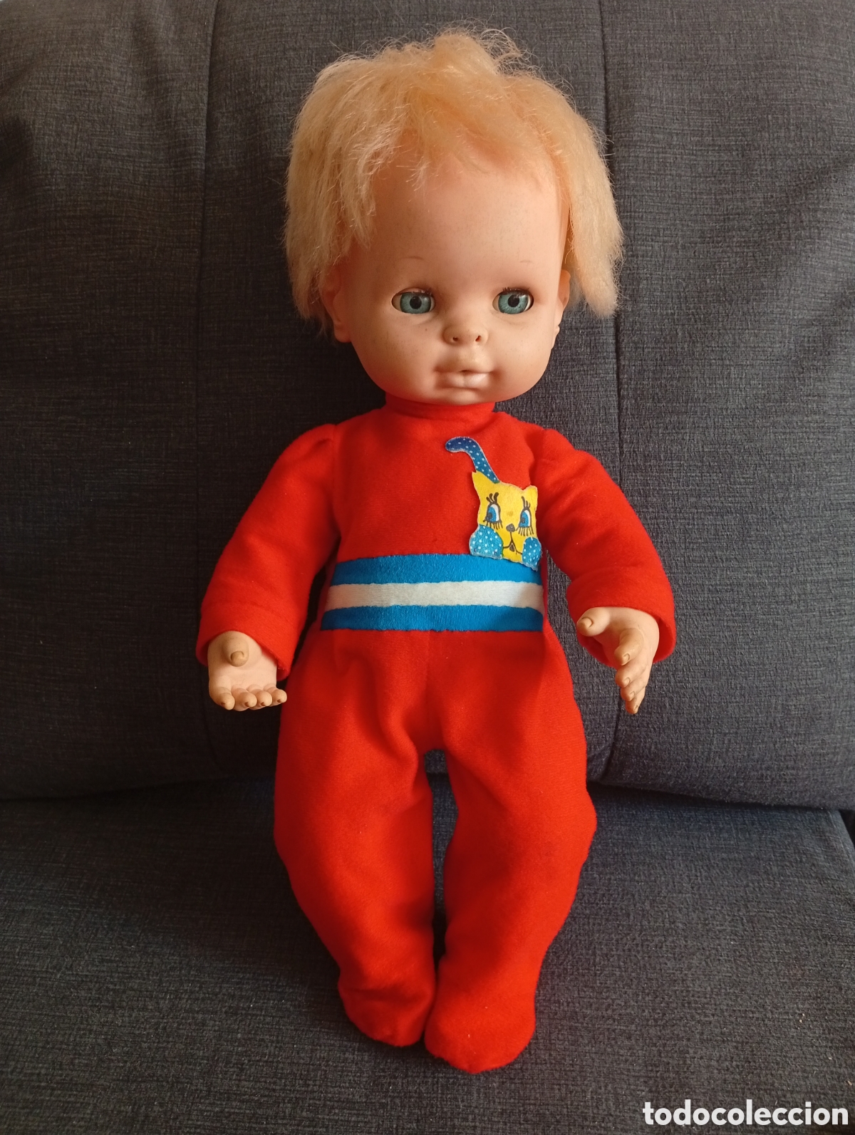 Mu&ntilde;ecas Espa&ntilde;olas Modernas: ANTIGUO MU&Ntilde;ECO MOCOSETE TOYSE MADE IN SPAIN