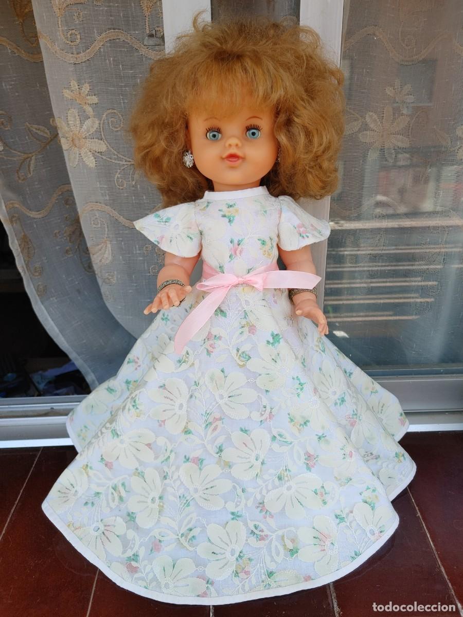 Mu&ntilde;ecas Espa&ntilde;olas Modernas: mu&ntilde;eca antigua Cadita de Eda Dur&aacute;,mide 43 ctm