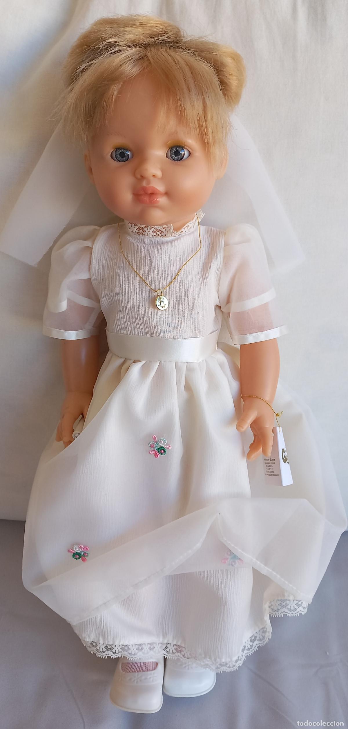 Mu&ntilde;ecas Espa&ntilde;olas Modernas: Mu&ntilde;eca mi primera comuni&oacute;n, marca Guca. Onil, Alicante. Yolanda Gutierrez Campos.
