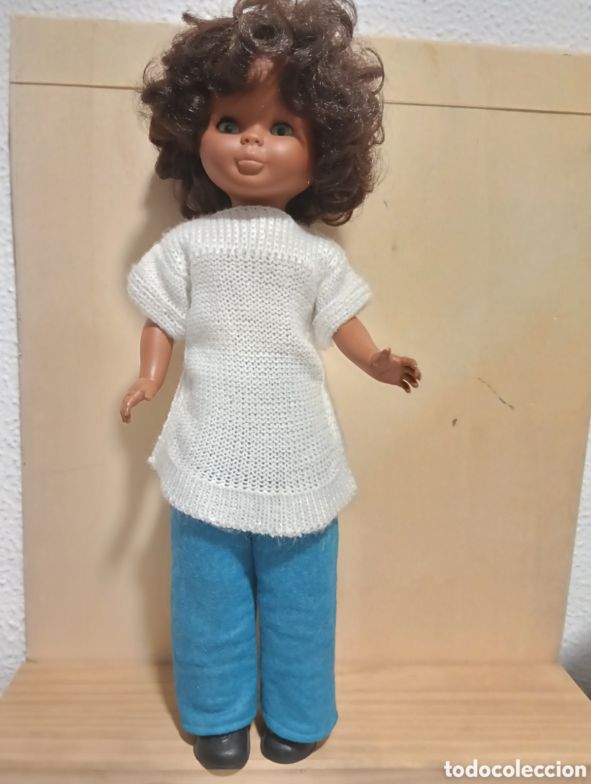 Mu&ntilde;ecas Espa&ntilde;olas Modernas: Mu&ntilde;eca Nancy Negrita, original, perfecto estado.
