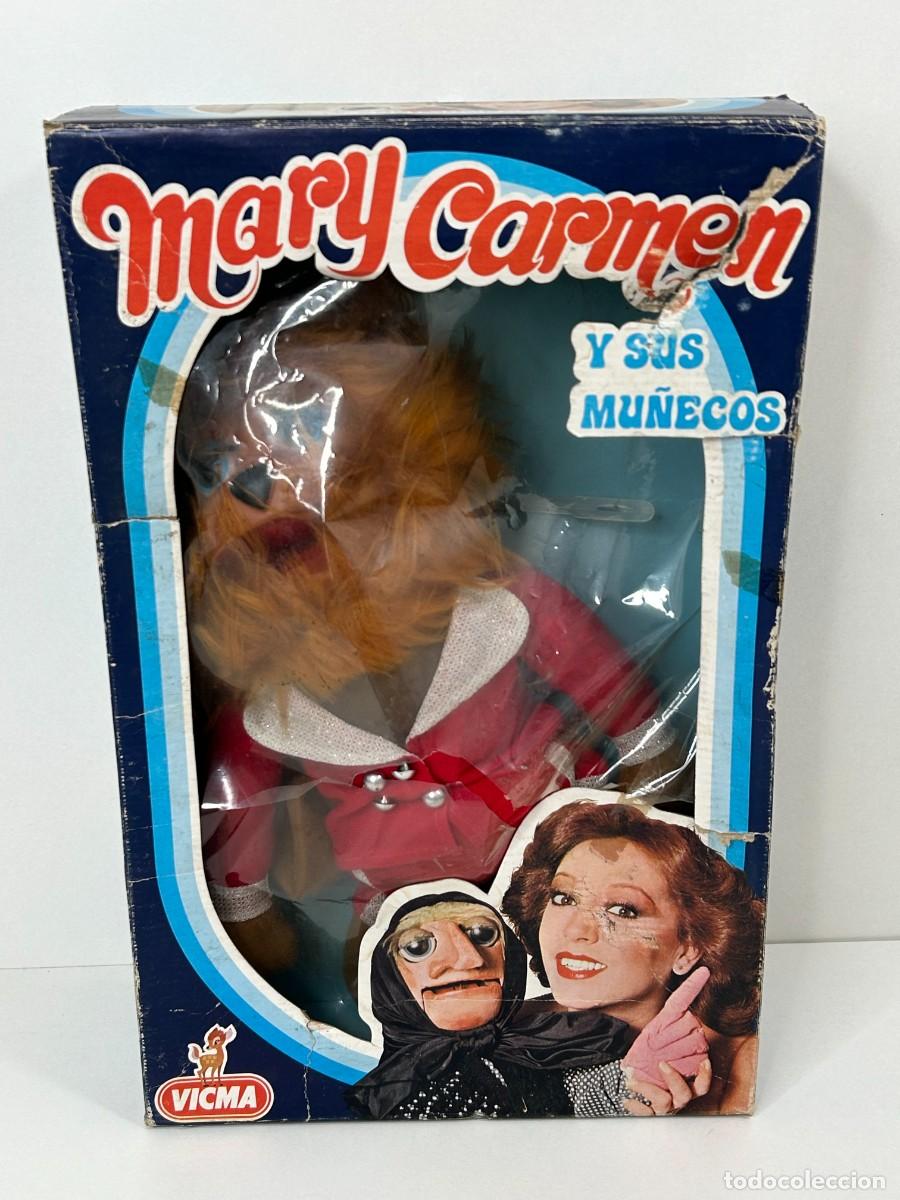 Mu&ntilde;ecas Espa&ntilde;olas Modernas: MARIONETA RODOLFO MARI CARMEN Y SUS MU&Ntilde;ECOS VICMA TAMA&Ntilde;O PEQUE&Ntilde;O CON SU CAJA