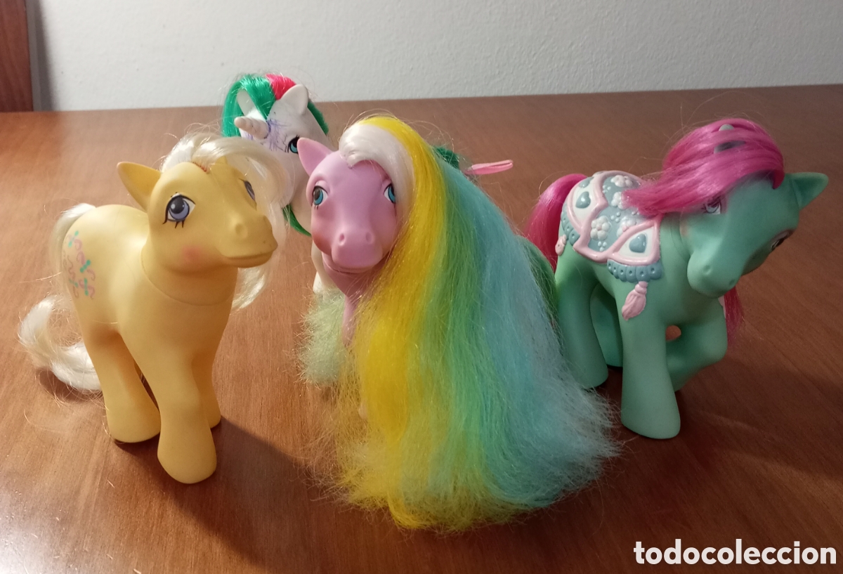 Mu&ntilde;ecas Espa&ntilde;olas Modernas: Lote My Little Pony a&ntilde;os 80 (con mecanismo)M&aacute;s Regalo