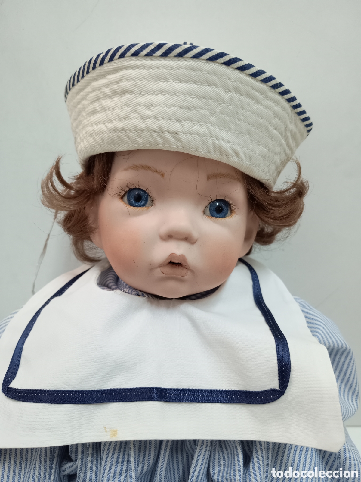 Bambole Spagnole Moderne: MU&Ntilde;ECA MARINERA DE 52cm - CABEZA DE PORCELANA Y CUERPO DE MATERIAL COMPUESTO