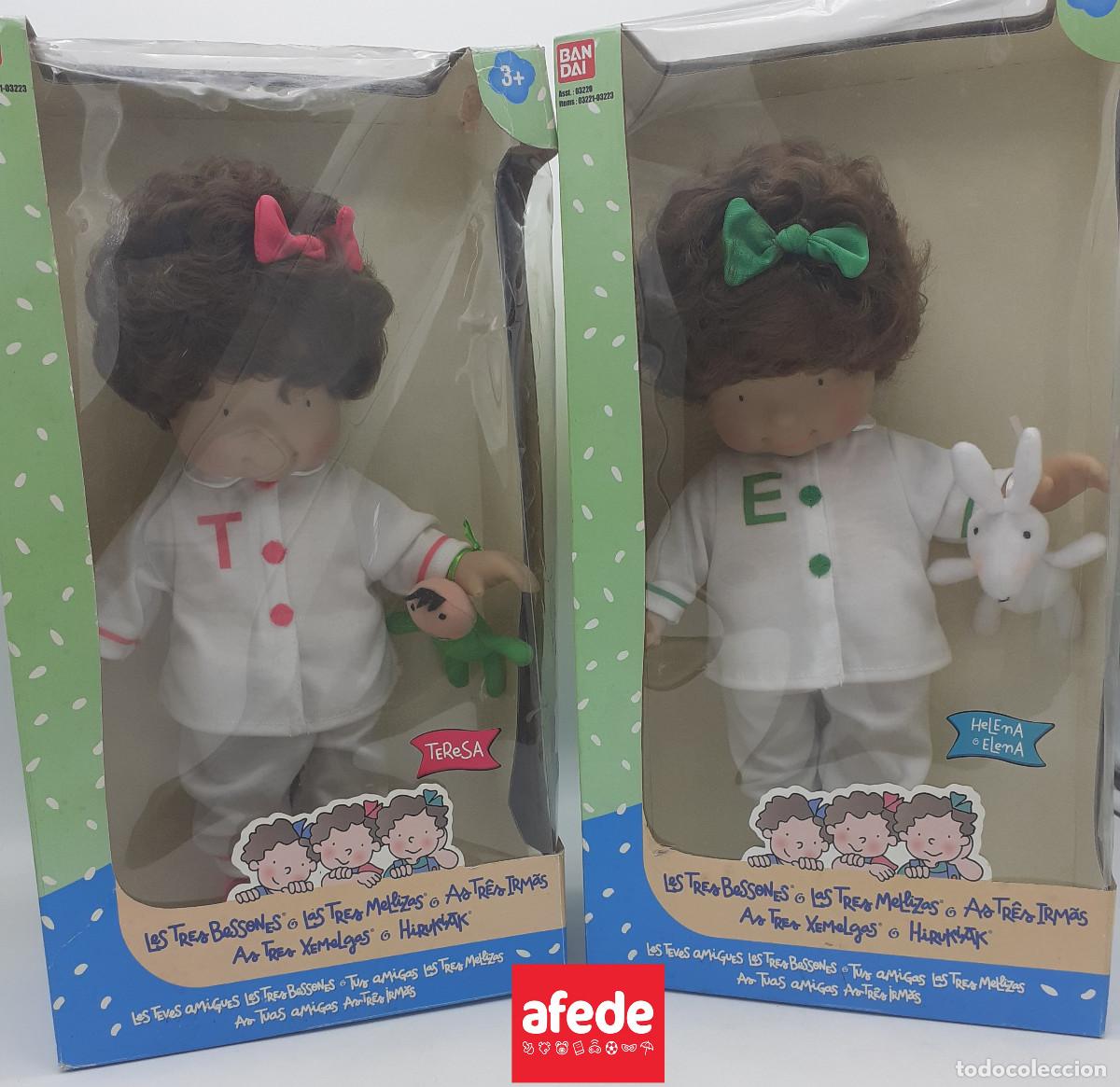 Mu&ntilde;ecas Espa&ntilde;olas Modernas: PACK DE MU&Ntilde;ECAS DE LAS TRES MELLIZAS HELENA & TERESA