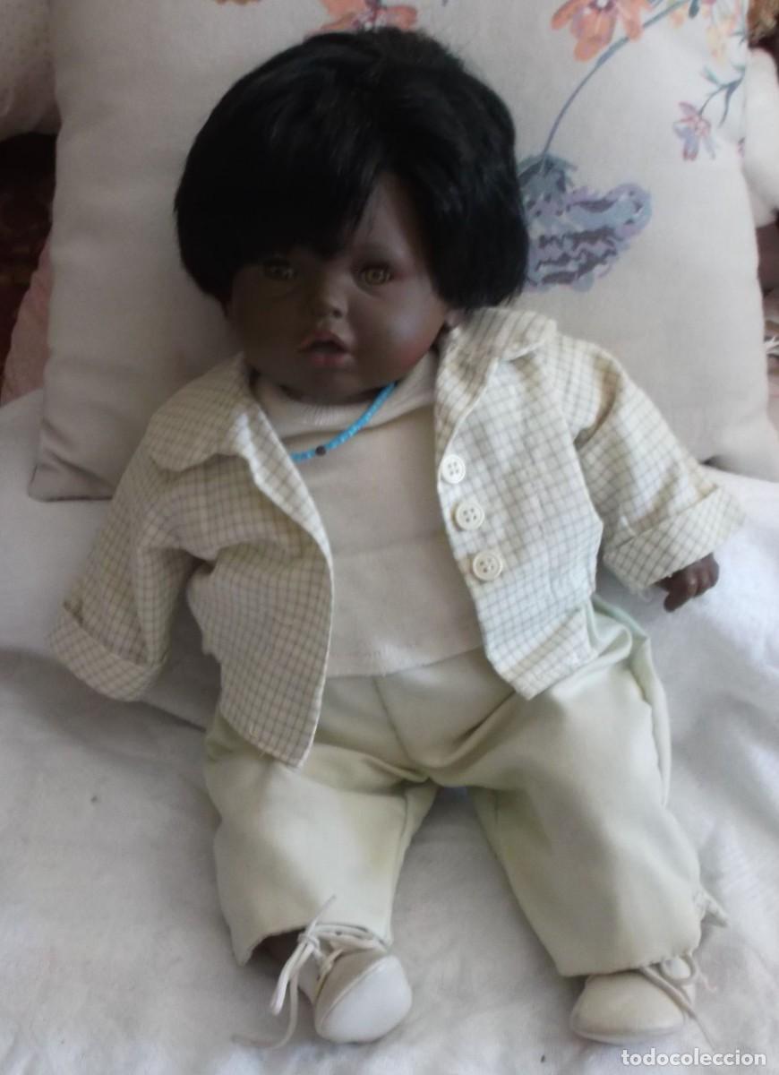 Mu&ntilde;ecas Espa&ntilde;olas Modernas: mu&ntilde;eco negrito 45 cm vestido Corolle