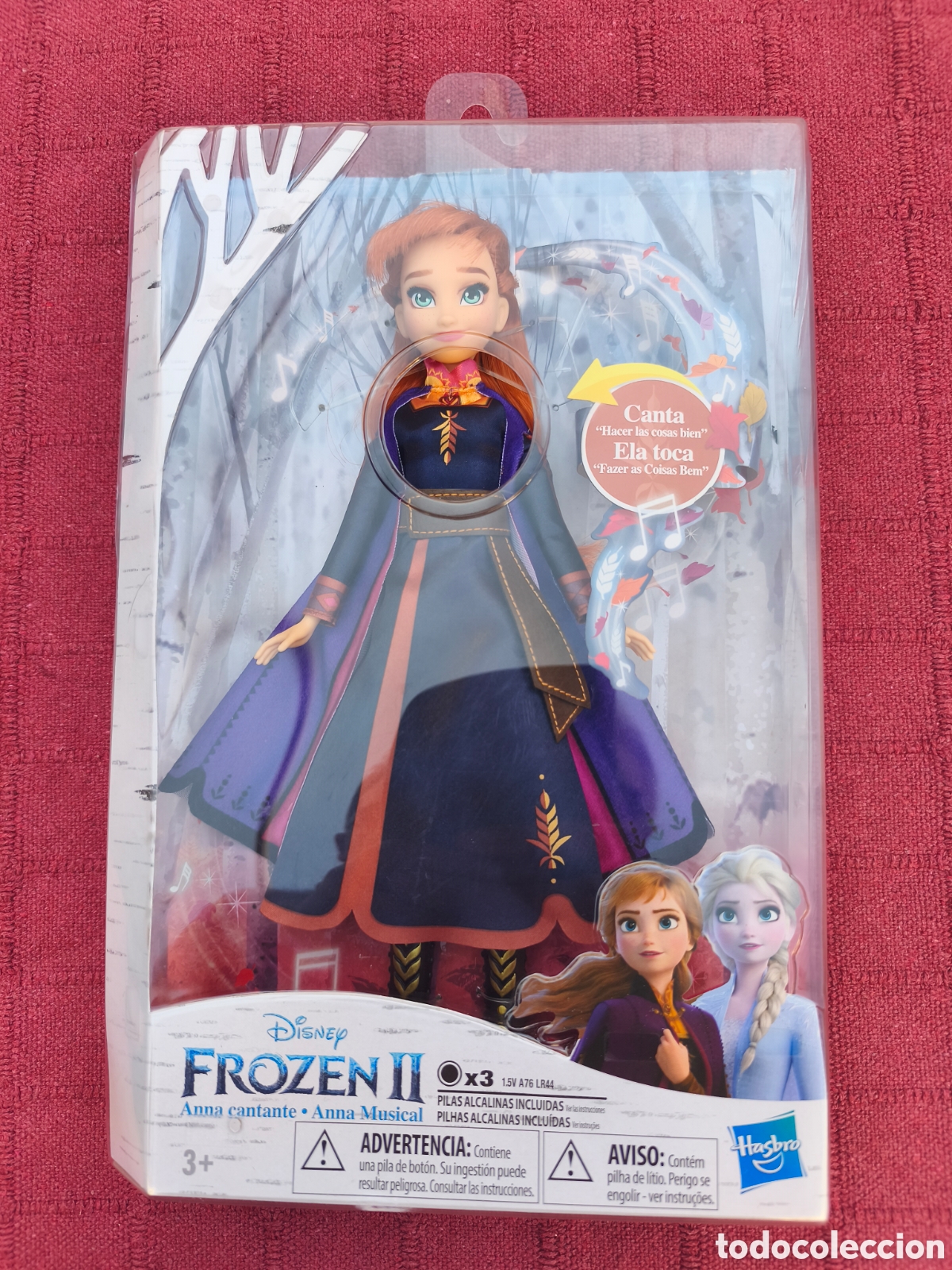Mu&ntilde;ecas Espa&ntilde;olas Modernas: MU&Ntilde;ECA ANNA FROZEN 2 DISNEY FROZEN II ANNA CANTANTE ANNA MUSICAL HASBRO