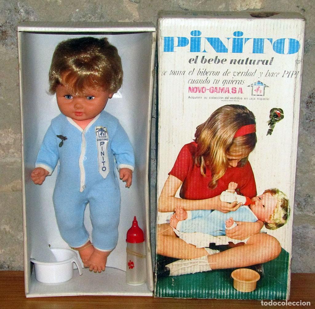 Mu&ntilde;ecas Espa&ntilde;olas Modernas: ANTIGUO MU&Ntilde;ECO PINITO DE NOVO GAMA - A&Ntilde;OS 60 - NUEVO Y EN SU CAJA ORIGINAL