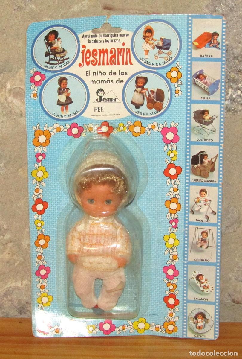 Mu&ntilde;ecas Espa&ntilde;olas Modernas: ANTIGUO MU&Ntilde;ECO JESMAR&Iacute;N, DE JESMAR - NUEVO Y EN SU BLISTER ORIGINAL - A&Ntilde;OS 70