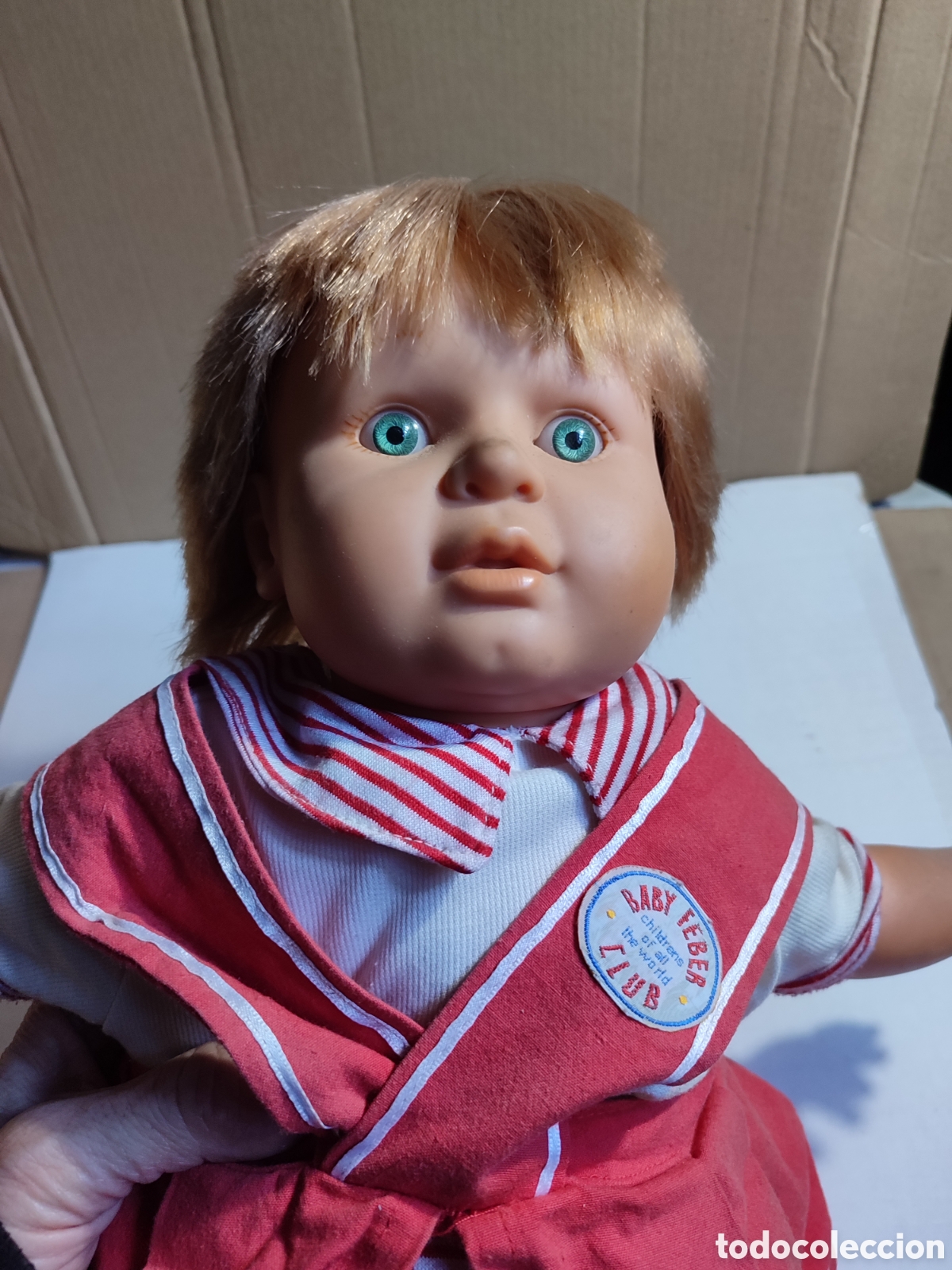 Mu&ntilde;ecas Espa&ntilde;olas Modernas: Mu&ntilde;eca Feber 1989 made in Spain.Mu&ntilde;eca Baby Feber.mu&ntilde;eca vintage
