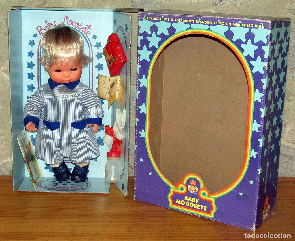 Mu&ntilde;ecas Espa&ntilde;olas Modernas: ANTIGUO MU&Ntilde;ECO BABY MOCOSETE ESCOLAR, DE TOYSE - NUEVO Y EN SU CAJA ORIGINAL - A&Ntilde;OS 70