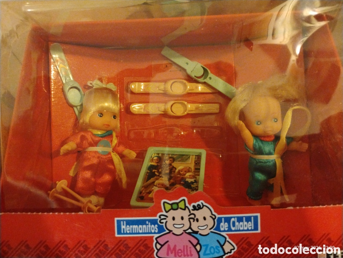 Poup&eacute;es Espagnoles Modernes: Set vintage de Los hermanitos de Chabel &ndash; INCOMPLETO