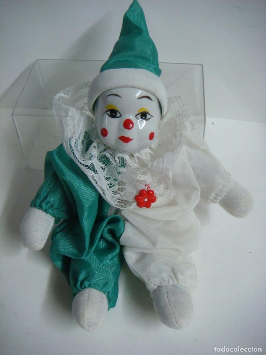 Mu&ntilde;ecas Espa&ntilde;olas Modernas: MU&Ntilde;ECO EN PORCELANA PAYASETE,CAJ-G-N&ordm;-17
