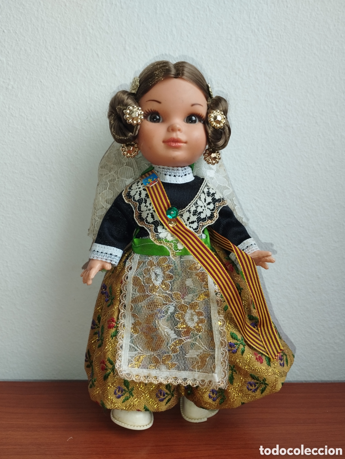Modern Spanish Dolls: Antigua mu&ntilde;eca vestido fallera