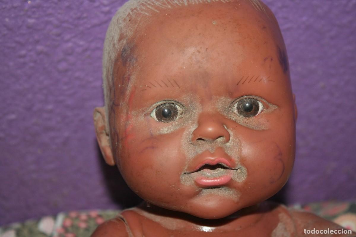Mu&ntilde;ecas Espa&ntilde;olas Modernas: mu&ntilde;eca mu&ntilde;eco negrito calvito