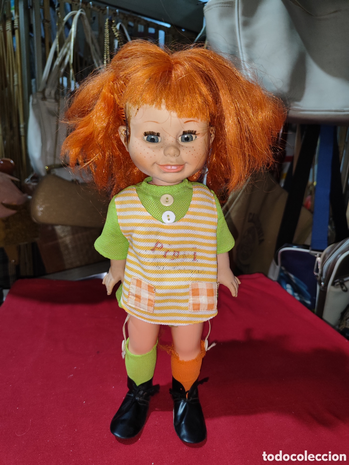 Mu&ntilde;ecas Espa&ntilde;olas Modernas: Graciosa mu&ntilde;eca PIPI CALZA LARGAS DE TOYSE LEER DESCRIPCI&Oacute;N