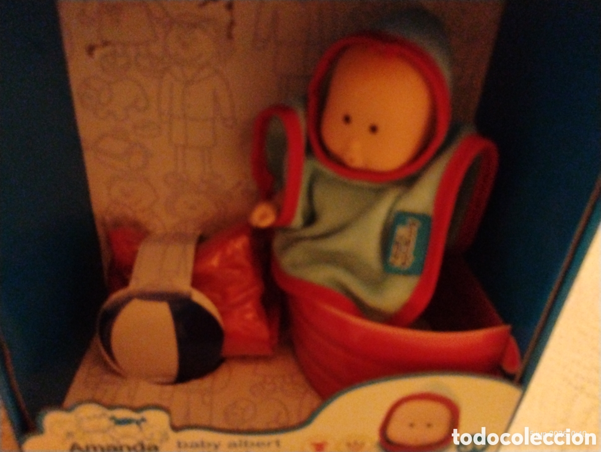 Mu&ntilde;ecas Espa&ntilde;olas Modernas: Baby Albert Bath Set - Amanda & Family (Imaginarium). Set de Ba&ntilde;o Completo, Como Nuevo