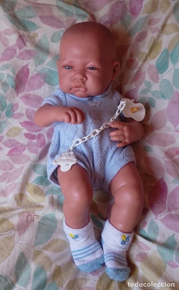 Mu&ntilde;ecas Espa&ntilde;olas Modernas: mu&ntilde;eco bebe tipo Reborn marca Antonio Juan ni&ntilde;o vinilo