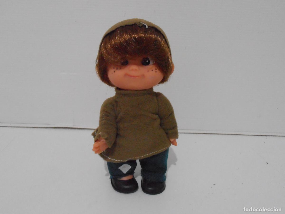 Mu&ntilde;ecas Espa&ntilde;olas Modernas: MU&Ntilde;ECO BOOTLEG PEDRO AMIGO DE HEIDI, MADE IN SPAIN A&Ntilde;OS 70