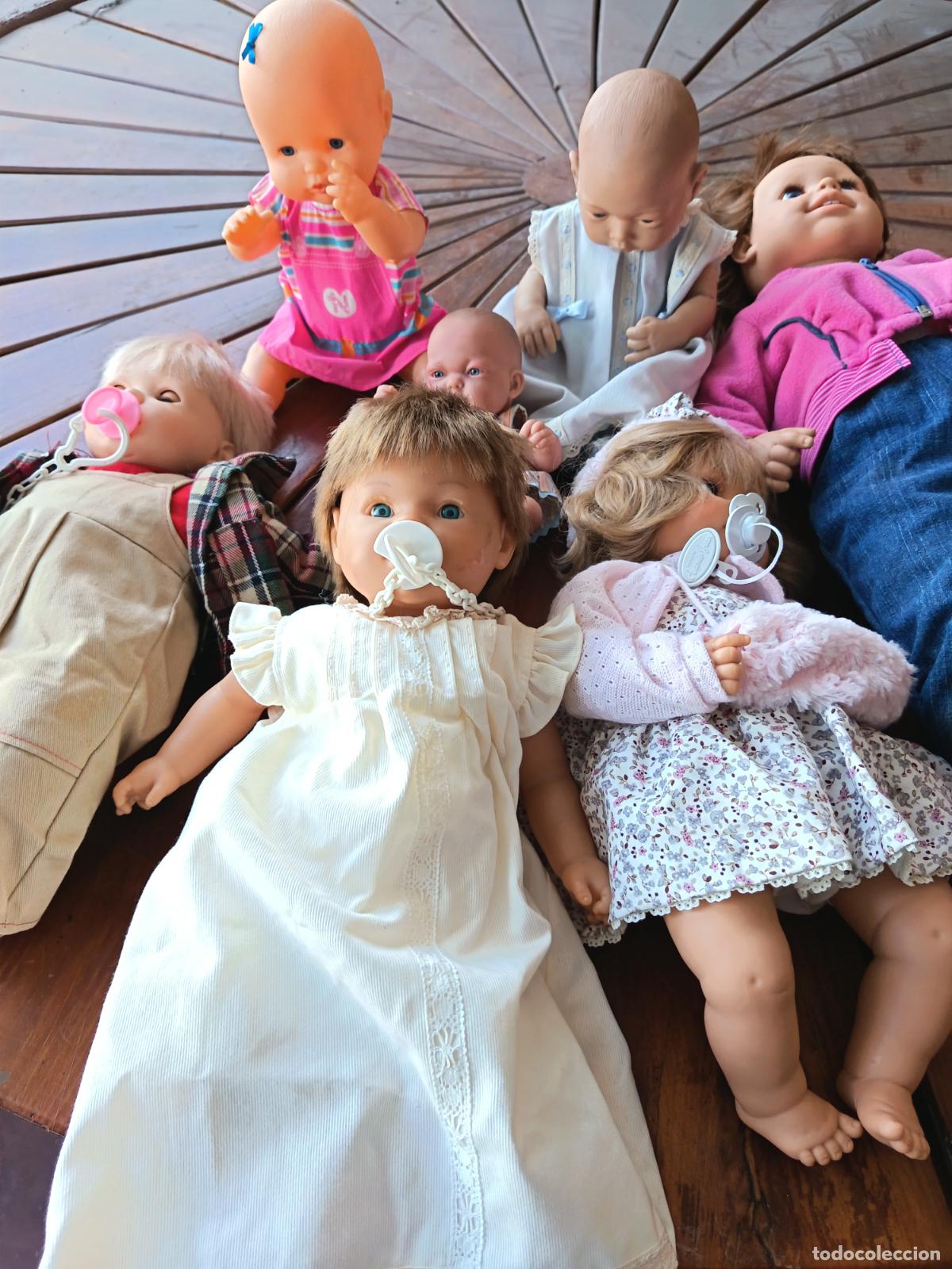Mu&ntilde;ecas Espa&ntilde;olas Modernas: LOTE DE 7 MU&Ntilde;ECAS, M.GUCA, A. JUAN, FAMOSA... VER FOTOS.