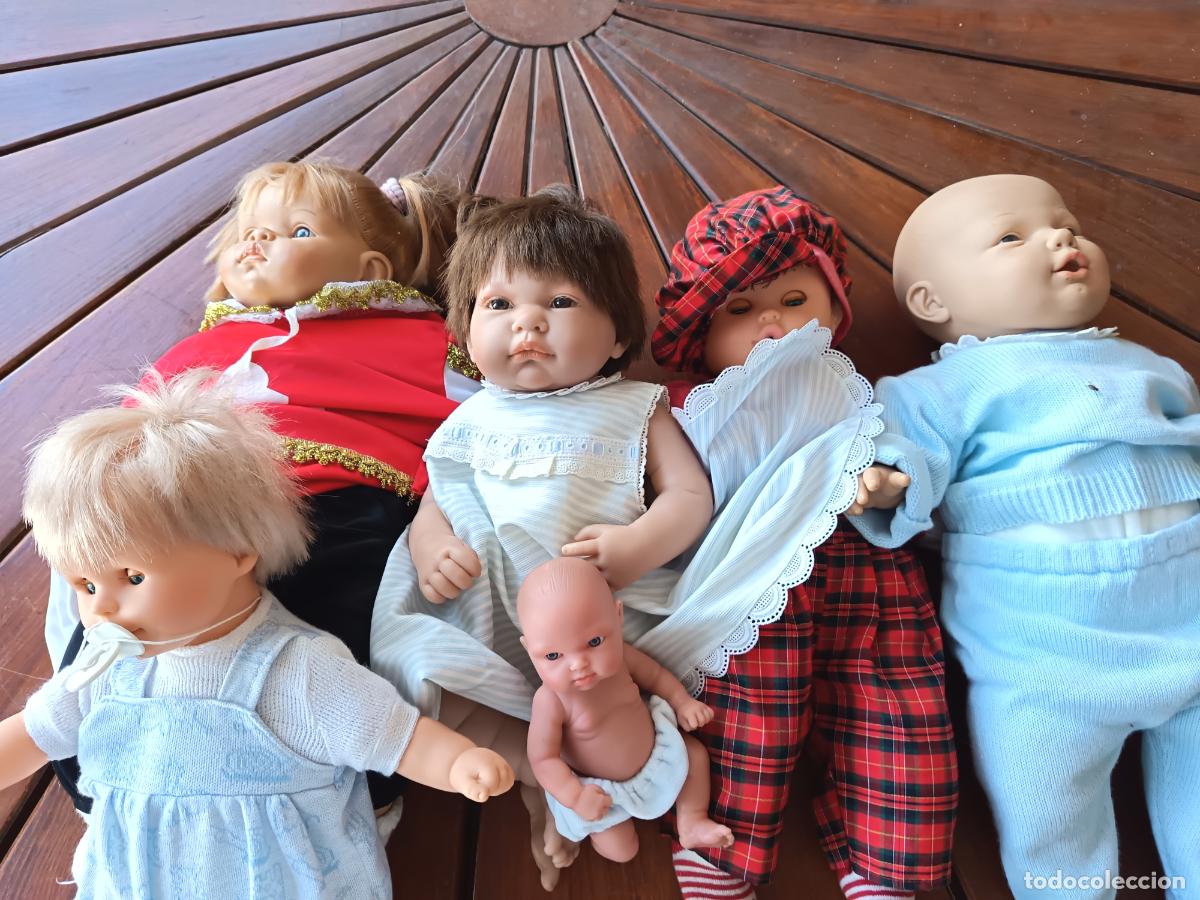 Mu&ntilde;ecas Espa&ntilde;olas Modernas: LOTE DE 6 MU&Ntilde;ECAS, A. JUAN, PAKOS... VER FOTOS.